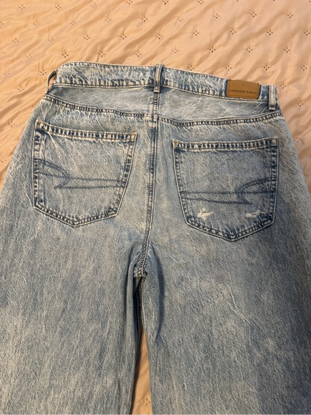 (LONG LENGTH) Distressed Dream Drapey Women's Jeans